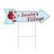 Signmission Santas Village Arrow Yard Sign Funny Home Decor 30in Wide C-ARROW10-999621 - alternate 1